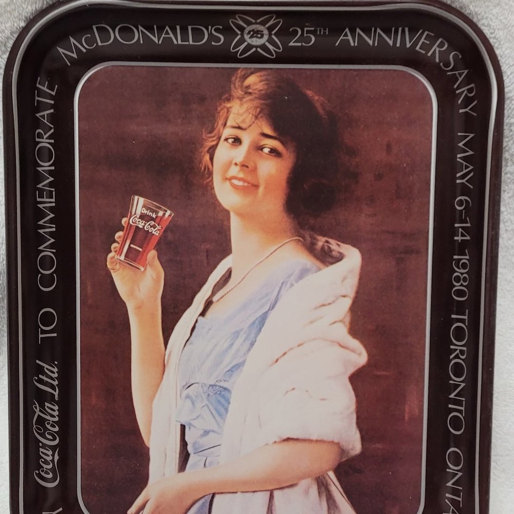 McDonald's 25th Anniversary Metal Serving Tray